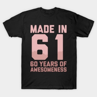 60Th Age 60 Grandma 1961 T-Shirt